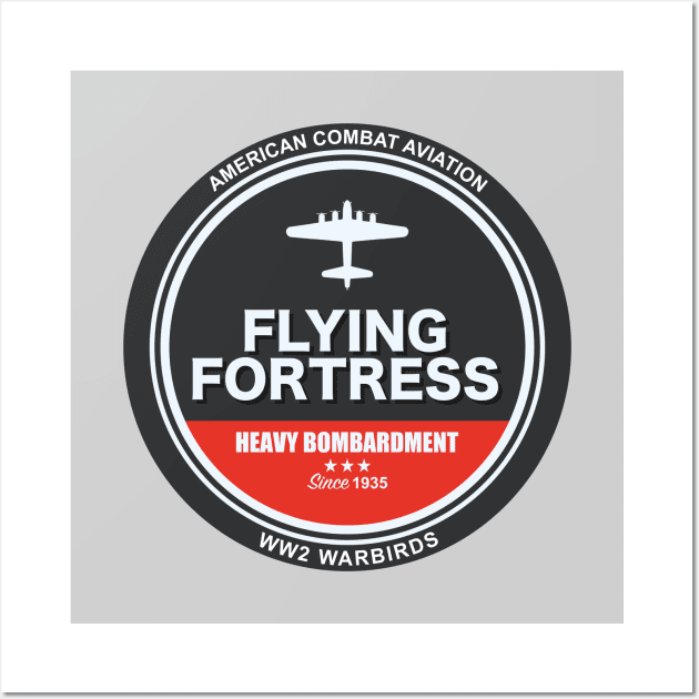 B-17 Flying Fortress Patch Wall Art by TCP